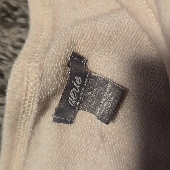 Aerie Pink Twist-Front Cropped Tank Top - Size S - Picture 2 of 3